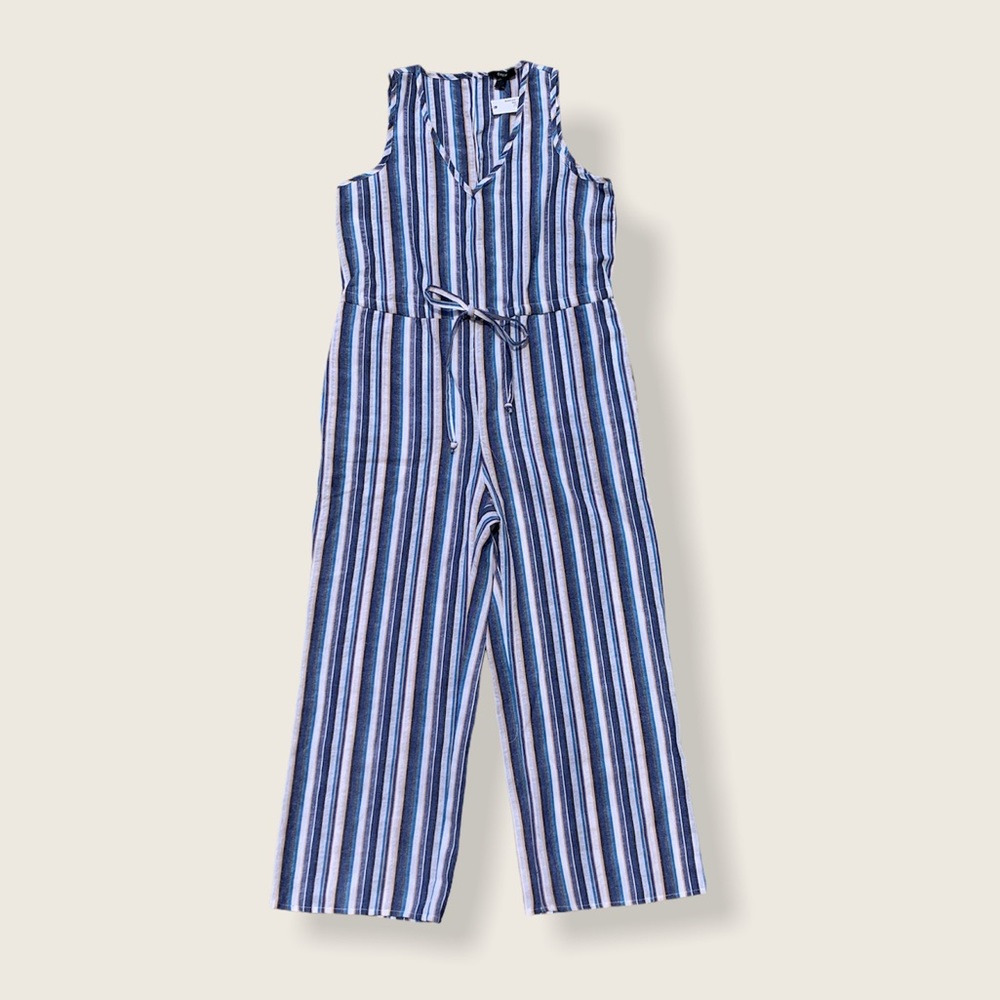 Drew Anthropologie Striped Jumpsuit